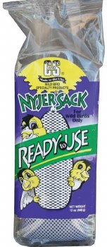 C&S Ready to Use Nyjer Sack Wild Bird Feeder, 12oz