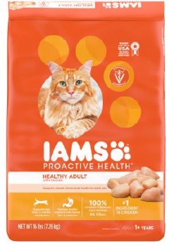 IAMS ProActive Health Healthy Adult Formula with Chicken Dry Cat Food 16lb