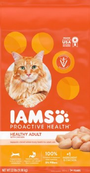 IAMS ProActive Health Healthy Adult Formula with Chicken, Dry Cat Food, 7lb