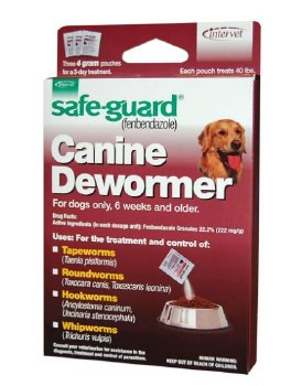 Safeguard Dewormer Dog, 3 Count, 4g