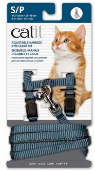 CatIt Adjustable Harness Set, Blue, Small