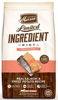 Merricks Grain Free Limited Ingredient Formula Salmon and Sweet Potato Recipe Dry Dog Food 22lb