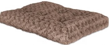 Midwest Quiet Time Ombre Swirl Pet Bed, Taupe, 35 inch x 23 inch