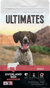 Ultimates Overland Red Beef Formula Grain Free, Dry Dog Food, 5lb