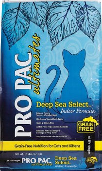 Pro Pac Ultimates Deep Sea Select Recipe with Whitefish Grain Free Indoor Dry Cat Food 14lb