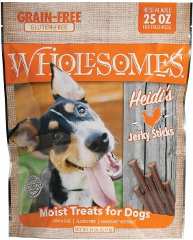 Wholesomes Heidis Chicken Jerky Grain free Dog Treats 25oz