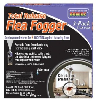 Bonide Total Release Flea Fogger, 6oz, 3 Count