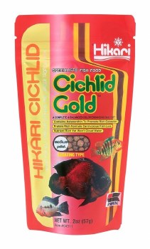 Hikari Cichlid Gold Medium Pellets Fish Food 2oz