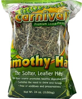 FMBrowns Tropical Carnival Timothy Hay Small Animal Food 24oz