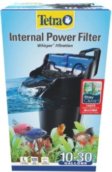 Tetra Whisper Internal Power Filter 201, Up to 20 Gallon