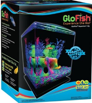 GloFish LED Cube Aquarium Kit, 1.5 Gallon