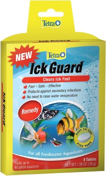 Tetra Ick Guard Tablets, 1 Tablet Treats 10 Gallon, 8 count