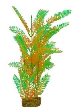 GloFish Green/Orange Plant Lg