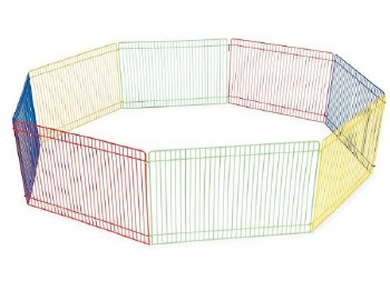 Multi-Color Small Pet Playpen