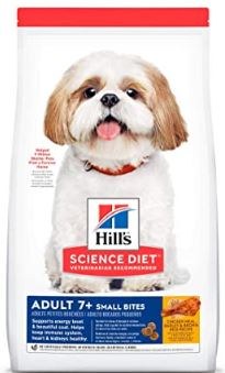 Hills Science Diet Adult 7yr Small Bites Chicken Meal, Barley and Brown Rice Dry Dog Food 15lb