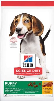 Hills Science Diet Puppy Chicken Meal and Barley Recipe, Dry Dog Food, 30lb