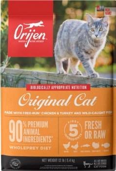 Orijen Grain Free Original Cat Formula with Chicken, Dry Cat Food, 12lb