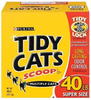 Purina Tidy Cats Long Lasting Odor Control, Cat Litter, 40lb