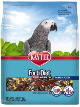 Kaytee Fortidiet Pro Health for All Parrots, Bird Food, 5lb