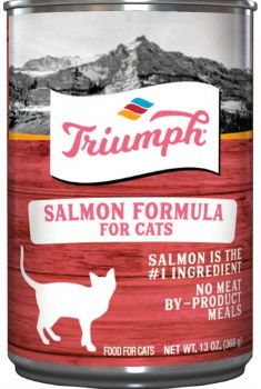 Triumph Salmon Formula Premium Canned, Wet Cat Food, 13oz
