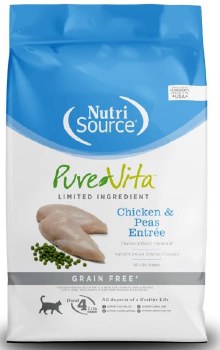PureVita Grain Free Chicken Entree, Dry Cat Food, 12lb