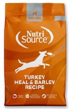 NutriSource Choice Turkey Meal and Barley, Dry Dog Food, 30lb
