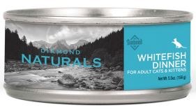 Diamond Naturals Whitefish Dinner, Wet Cat Food, 5.5oz