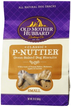 Old Mother Hubbard Classic P Nuttier Small Biscuits Baked Dog Treats, Dog Biscuits, 20oz