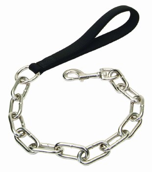 Giant Chain Leash With Nylon Handle 10mm 30 inch