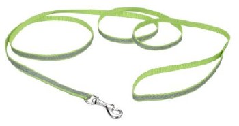 Lazer Bright Reflective 3/8 inch x 6ft Lime Geometric Shapes Leash ...