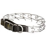 Easy On Nylon Prong Pinch Training Collar With Buckle 20 inch Black