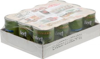 Evanger's Classic Recipes Beef Grain and Gluten Free Canned Wet Dog Food case of 12, 12.8oz Cans