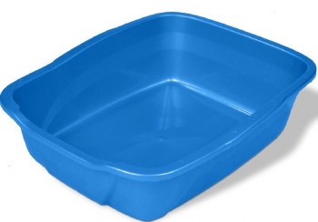 Van Ness Cat Litter Pan, Blue, Giant