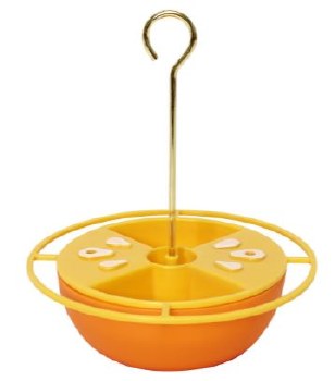 Heath Mfg Citrus Buffet Oriole Wild Bird Feeder, 6oz Capacity