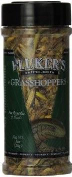 Flukers Freeze Dried Grasshoppers Reptile Food 1oz