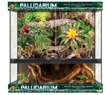 Zoo Med Lab Paludarium, Terrarium, and Aquarium Habitat, 20 Gallon, 36 inch x 18 inch x 36 inch