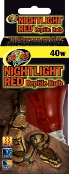 Zoo Med Lab Night Light Red Reptile Bulb 40W