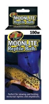 Zoo Med Lab Moon Lite Reptile Bulb, Blue, 100W