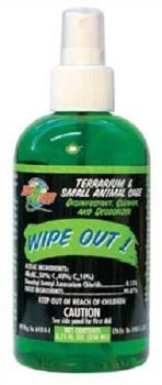 Zoo Med Lab Wipe Out Terrarium and Reptile Cage Disinfectant, 4.25oz
