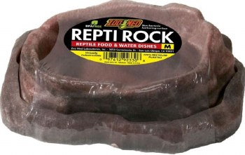 Zoo Med Lab Repti Rock Food and Water Dish Set for Reptiles, Medium