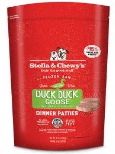 Stella & Chewy's Frozen Patties with Duck Duck Goose 6lb