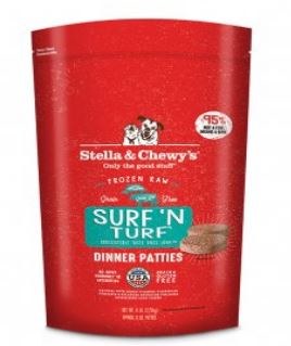 Stella & Chewy's Frozen Patties with  Surf N Turf 6lb