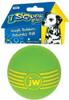 JW Squeak Ball, Heavy Duty Rubber, Large