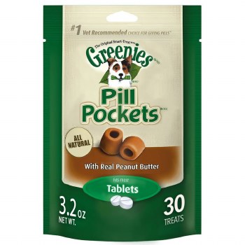 Greenies Pill Pockets Peanut Butter 3.2oz