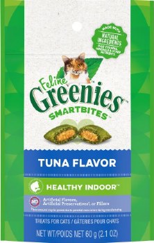 Greenies Feline Smart Bites Tuna 2.1oz