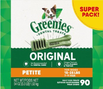 Greenies Dental Orignal Petite 90 count