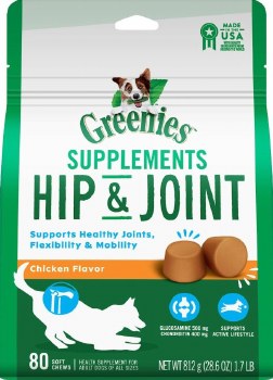 Greenies Hip Joint Supplements 80 count