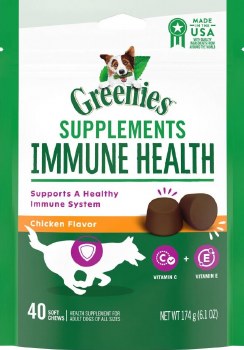 Greenies Immune Health Supplements 40 count