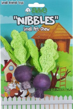 A&E Cage Nibbles Turnip Small Animal Chews, Small, 2 count