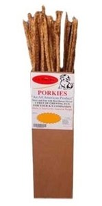 JJFuds Porkies Beef Bacon Rawhide, Dog Treats, 36 inch